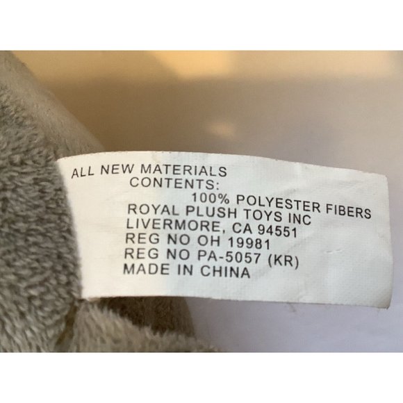 Royal Plush Toys Plush Gray Schnauzer Dog Stuffed Animal Soft Toy - Picture 6 of 7